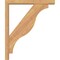 Ekena Millwork Funston Block Smooth Bracket w/ Offset Brace, Western Red Cedar, 3 1/2"W x 20"D x 24"H BKT0402X20X24FST05SWR - alternate 3